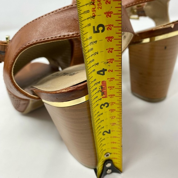 Women’s Brown Block Heel Sandals Size 10M - Picture 12 of 12